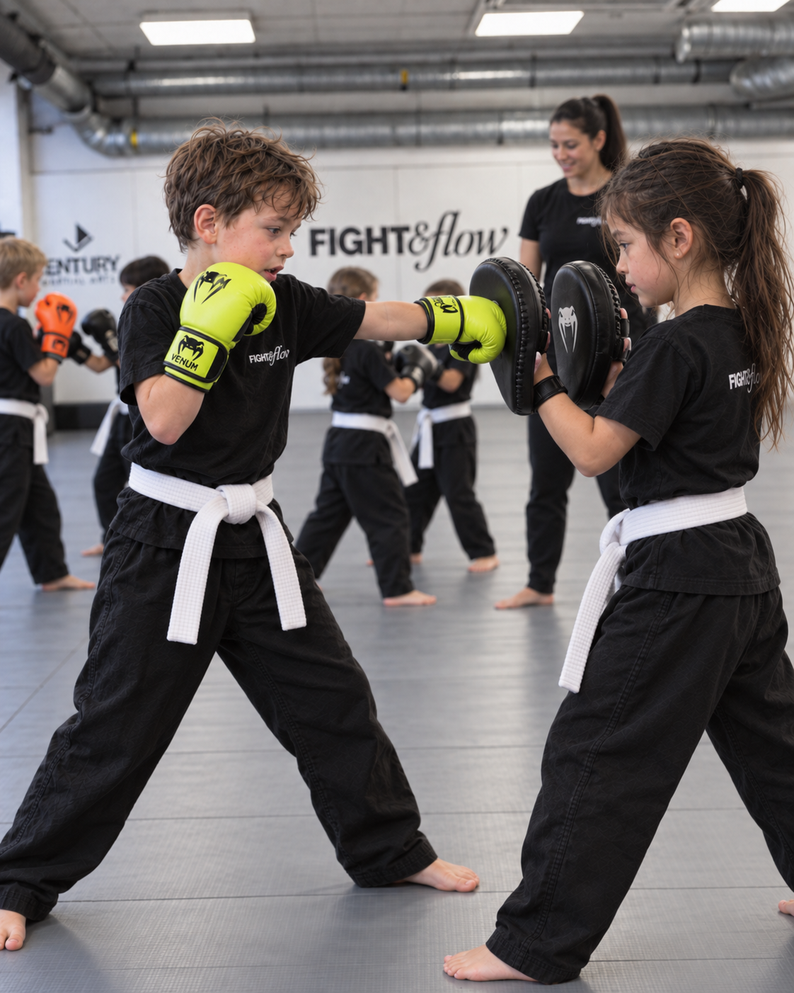 Kids 8–10 Jahre beim Training